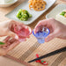 Toyo Sasaki Glass Mount Fuji Sake Cup - Blue & Red | Single-Kiichin - The #1 Place for Japanese Goods in Your Hand!
