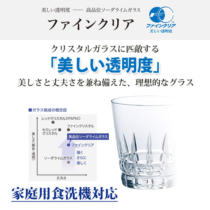 Toyo Sasaki Glass On The Rock Amber 315Ml Japan Shochu Douraku Dishwasher Safe-Kiichin - The #1 Place for Japanese Goods in Your Hand!