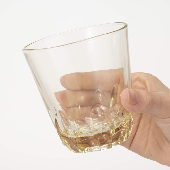 Toyo Sasaki Glass On The Rock Amber 315Ml Japan Shochu Douraku Dishwasher Safe-Kiichin - The #1 Place for Japanese Goods in Your Hand!