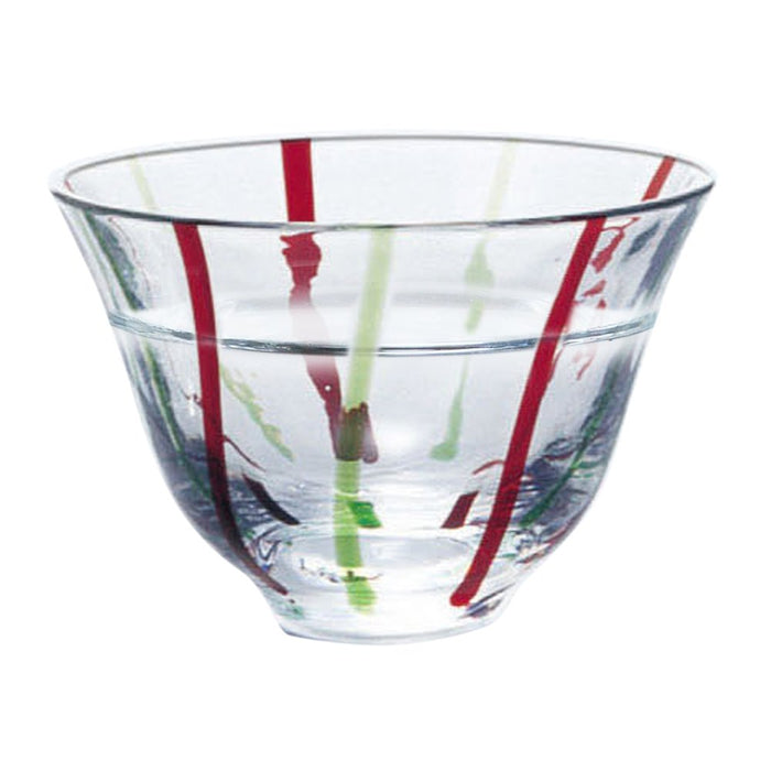 Toyo Sasaki Glass Japanese Red Sake Glass - Authentic 90ml Made in Japan-Kiichin - The #1 Place for Japanese Goods in Your Hand!