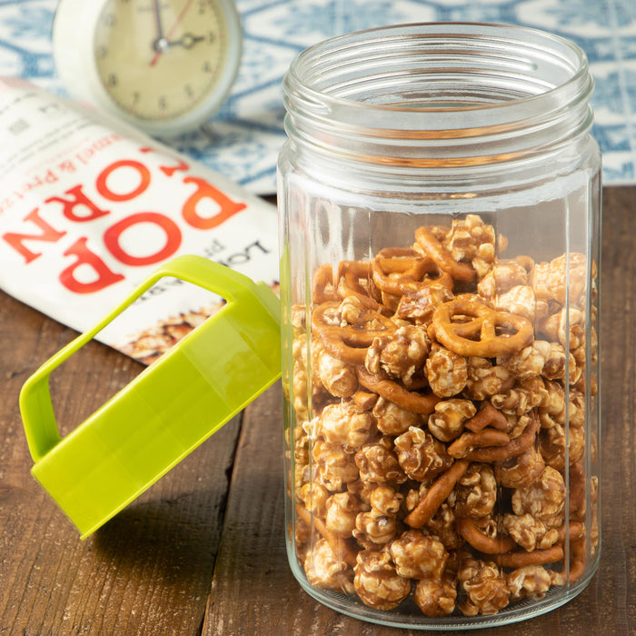 2000Ml Olive Green Glass Storage Container Set of 2-Kiichin - The #1 Place for Japanese Goods in Your Hand!