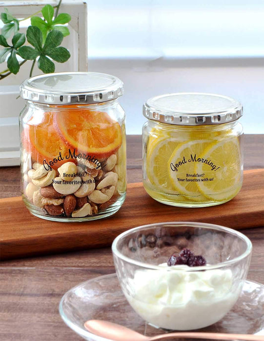 Toyo Sasaki Glass Canister M Black Storage Bottle - Japanese Design-Kiichin - The #1 Place for Japanese Goods in Your Hand!