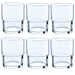 Toyo Sasaki Glass Tumbler Set - 6Pcs, 200ml, Dishwasher Safe, Father's Day Gift-Kiichin - The #1 Place for Japanese Goods in Your Hand!