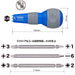 Vessel 220Cw-3 Antibacterial Ball Grip Driver Set-Kiichin - The #1 Place for Japanese Goods in Your Hand!