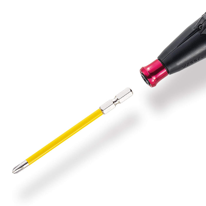 Vessel USB161100 Covered Tube Bit Electric Ball Grip Driver Φ4.5x100mm 1pc-Kiichin - The #1 Place for Japanese Goods in Your Hand!