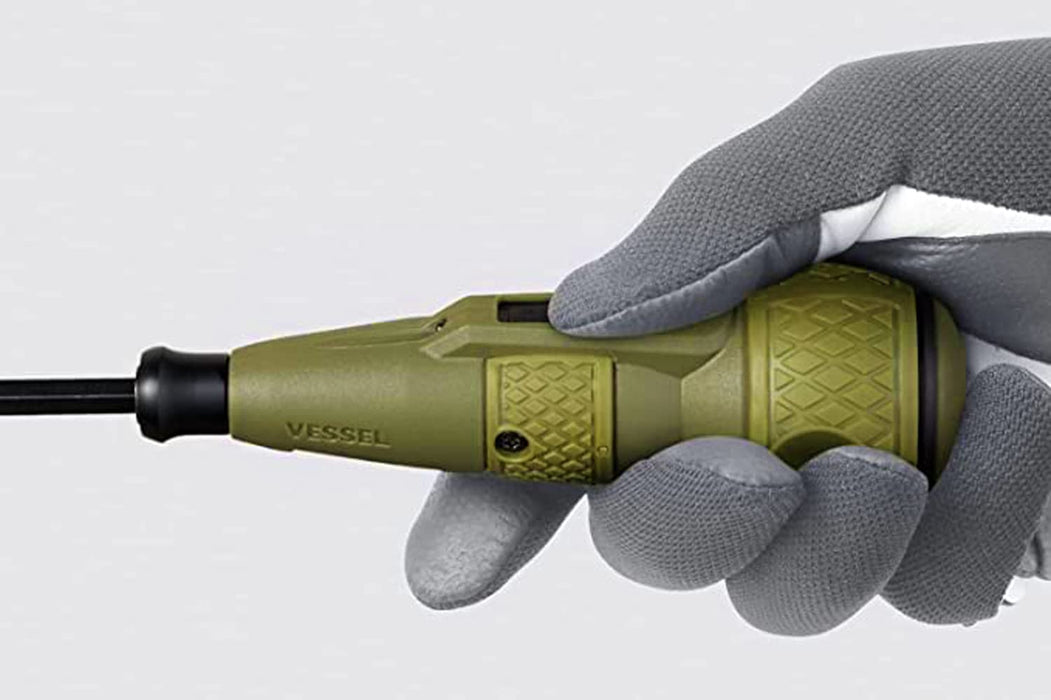 Vessel Electric Ball Grip Driver Limited Dal Green 220USB-1DG-Kiichin - The #1 Place for Japanese Goods in Your Hand!