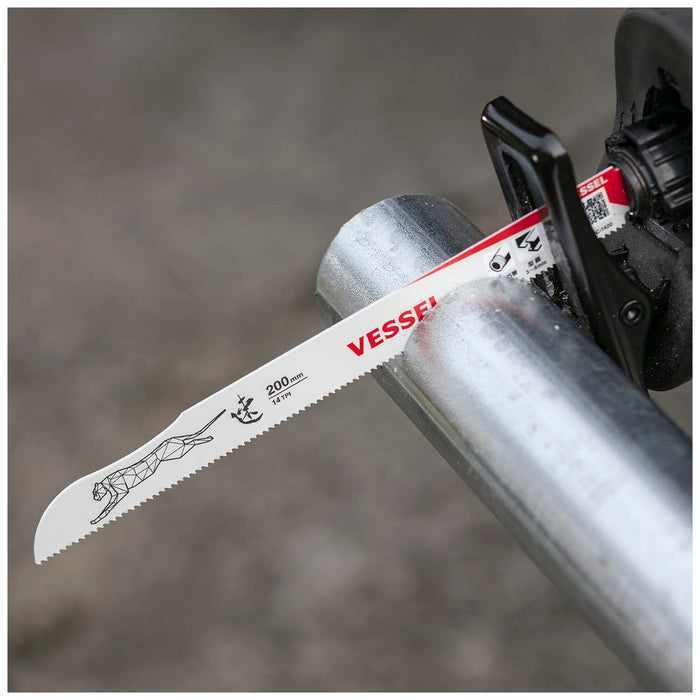 Vessel SBC-1815-1 Cheetah 18T 0.9mm 150mm Metal Saw Blade for Ironwork-Kiichin - The #1 Place for Japanese Goods in Your Hand!