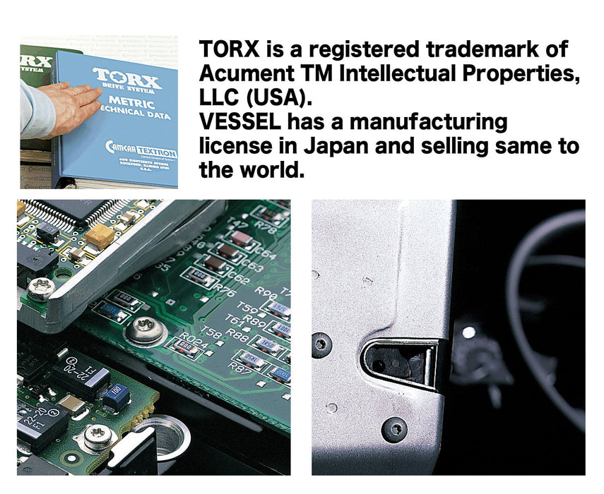 Vessel T6H X 65 Torx Bit GSVT06SH-Kiichin - The #1 Place for Japanese Goods in Your Hand!