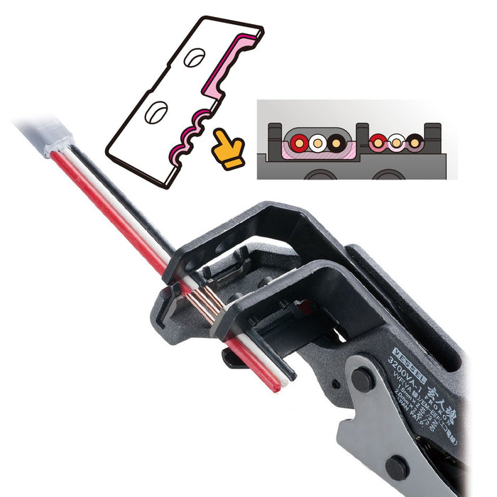 Vessel VVF EM-EEF 3200Va-1 Wire Stripper Electrician Skill Test Compatible-Kiichin - The #1 Place for Japanese Goods in Your Hand!