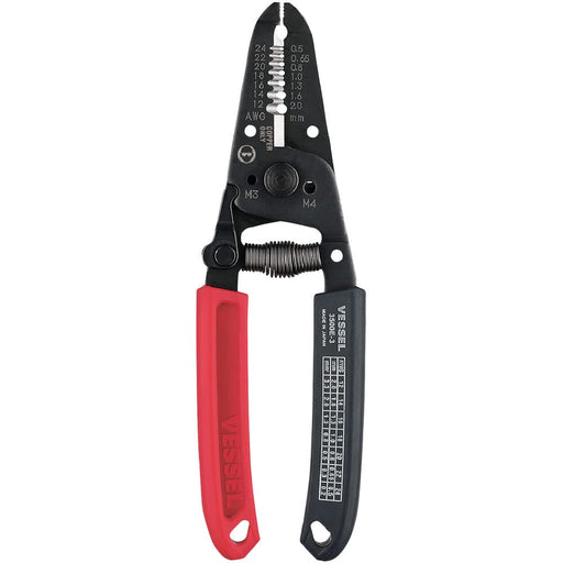 Vessel 3500E-3 Wire Stripper With Screw Cutter Compatible Electrician Skill Test-Kiichin - The #1 Place for Japanese Goods in Your Hand!