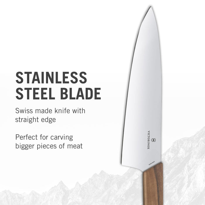 Victorinox Chef Knife 20cm Wood Swiss Modern Gyuto 6.9010.20G-Kiichin - The #1 Place for Japanese Goods in Your Hand!