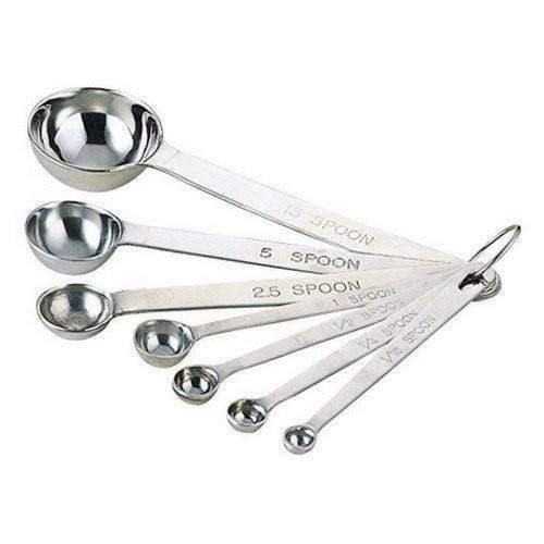 Wadasuke Seisakusho 7-Piece Stainless Steel Measuring Spoon Set-Kiichin - The #1 Place for Japanese Goods in Your Hand!