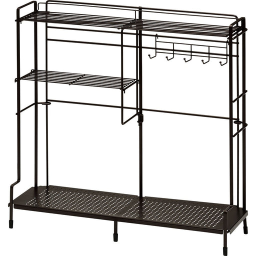 Wahei Freiz Japan Iron Stove Side Rack - Brown Kitchen Storage Hook-Kiichin - The #1 Place for Japanese Goods in Your Hand!