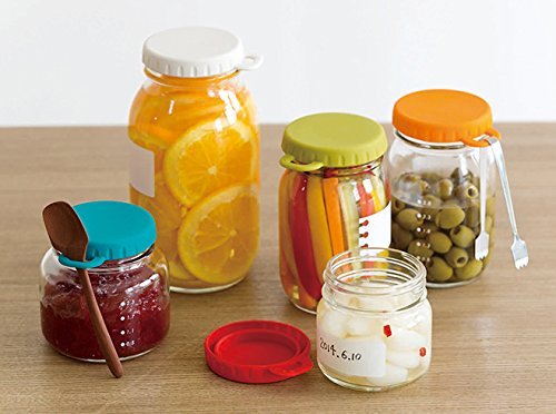 Aderia Japan 1656 Glass Bottle E-Cap Jar 320 Gw Garlic White-Kiichin - The #1 Place for Japanese Goods in Your Hand!