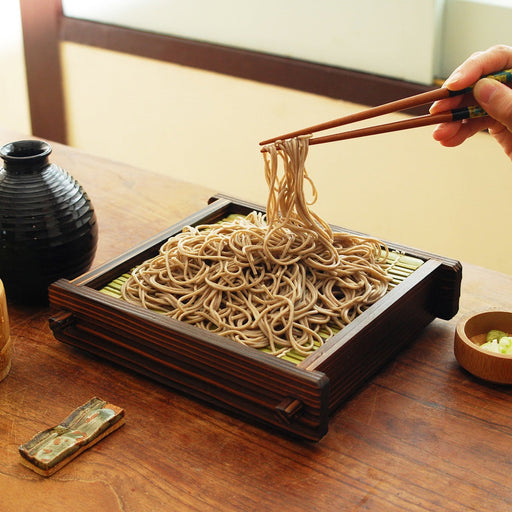 Cedar Square Seiro Soba Serving Box by Yamacoh Traditional Japanese Soba Tray-Kiichin - The #1 Place for Japanese Goods in Your Hand!