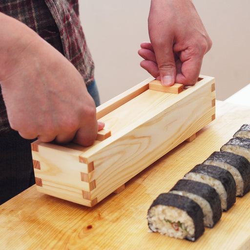 Yamacoh Hinoki Sushi Mold - Authentic Wooden Roll Maker-Kiichin - The #1 Place for Japanese Goods in Your Hand!