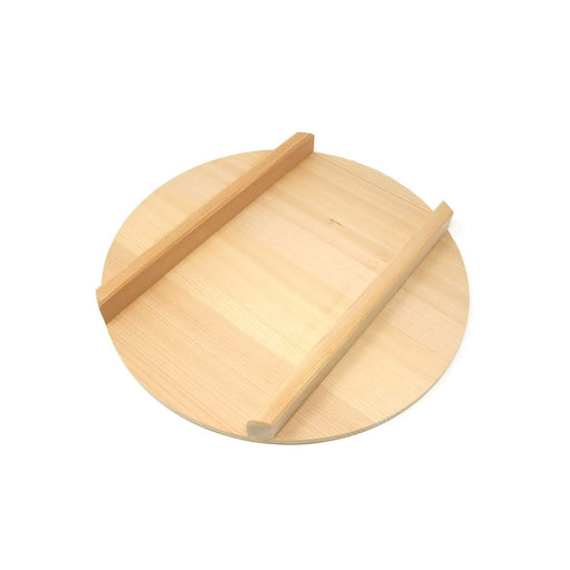 Yamacoh Sawara Cypress Round Wooden Lid for 33cm Hangiri Sushi Rice Mixing Bowl-Kiichin - The #1 Place for Japanese Goods in Your Hand!