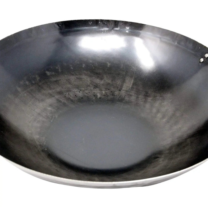 Yamada 39cm Double-Handle Wok - Premium Iron (1.2mm Thickness)-Kiichin - The #1 Place for Japanese Goods in Your Hand!