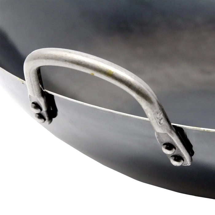 Yamada 60cm Double-Handle Wok - Hammered Iron (1.6mm Thickness)-Kiichin - The #1 Place for Japanese Goods in Your Hand!