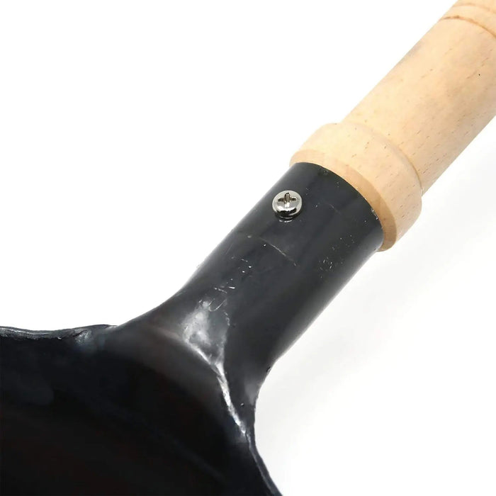Yamada 30cm Round Bottom Wok with Wooden Handle - 1.2mm Thickness-Kiichin - The #1 Place for Japanese Goods in Your Hand!