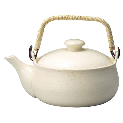 Yamakiikai Tokoname Pottery Dobin Teapot - Traditional Japanese Tea Brewing Essential-Kiichin - The #1 Place for Japanese Goods in Your Hand!