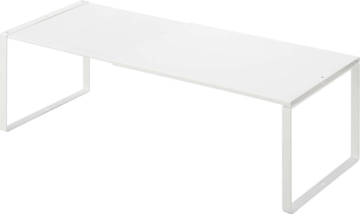 Yamazaki Industrial 3829 White Telescopic Storage Shelf-Kiichin - The #1 Place for Japanese Goods in Your Hand!