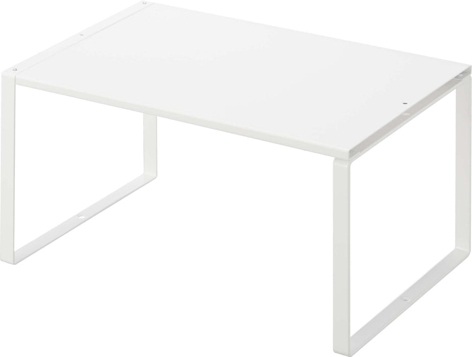 Yamazaki Industrial 3829 White Telescopic Storage Shelf-Kiichin - The #1 Place for Japanese Goods in Your Hand!