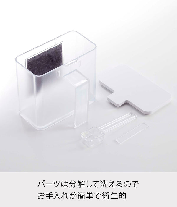 Yamazaki Industrial Japan Magnet Seasoning Stocker - White Tower Container-Kiichin - The #1 Place for Japanese Goods in Your Hand!