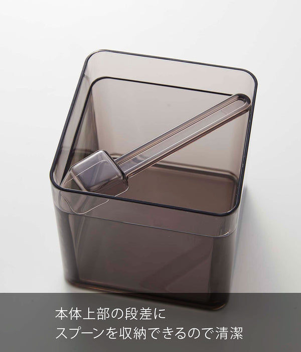 Yamazaki Industrial Japan Tower Square Airtight Storage Container with Spoon - Compact and Efficient-Kiichin - The #1 Place for Japanese Goods in Your Hand!
