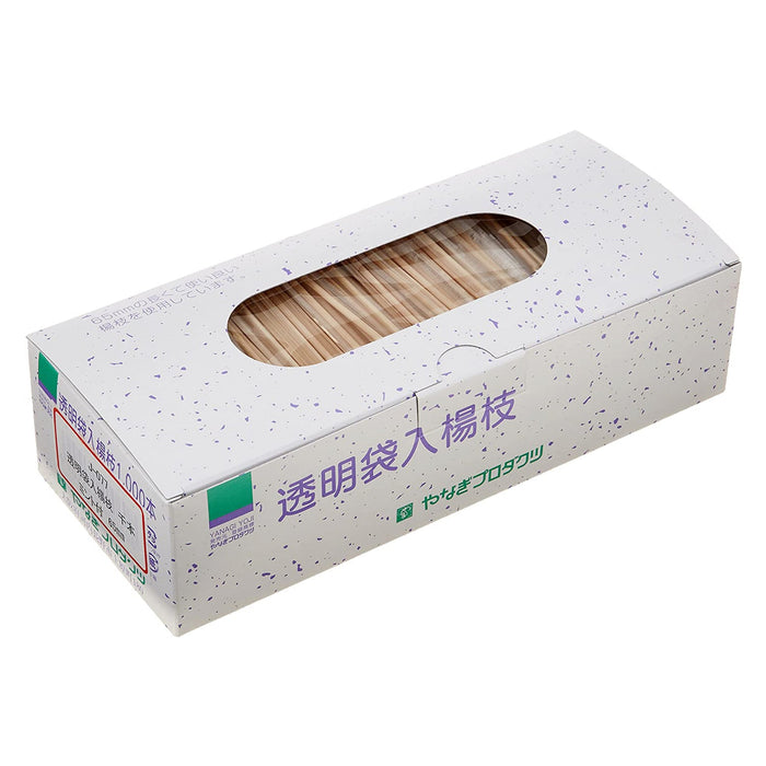 Yanagi Products 1000 Youji Toothpicks - Authentic Wood Taste-Kiichin - The #1 Place for Japanese Goods in Your Hand!