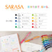 Zebra Sarasa Clip 0.5 Gel Pen - 10 Color Set-Kiichin - The #1 Place for Japanese Goods in Your Hand!