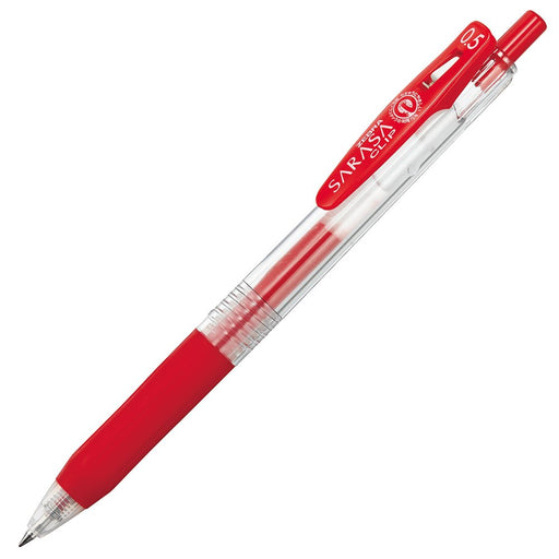 Zebra Sarasa Clip 0.5 Red Gel Pen - Japanese P-Jj15-R5-Kiichin - The #1 Place for Japanese Goods in Your Hand!