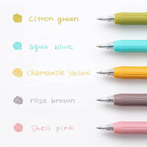 Zebra Gel Ballpoint Pen Set - 0.5mm, 5 Colors-Kiichin - The #1 Place for Japanese Goods in Your Hand!