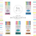 Zebra Mildliner Highlighter Pens - 5 Color Set, 6.1 x 14.3cm-Kiichin - The #1 Place for Japanese Goods in Your Hand!