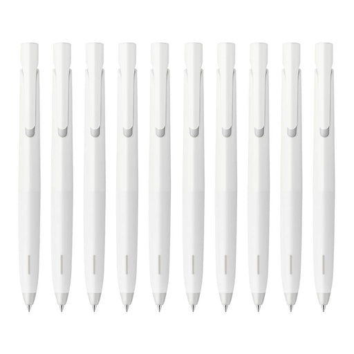 Zebra Japan White Axis Ballpoint Pen 0.5mm 10 Pack - Black Ink-Kiichin - The #1 Place for Japanese Goods in Your Hand!