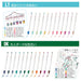 Zebra Japan Water-Based Clickart Pen Lt 12 Color Set - Premium Quality Art Supplies-Kiichin - The #1 Place for Japanese Goods in Your Hand!
