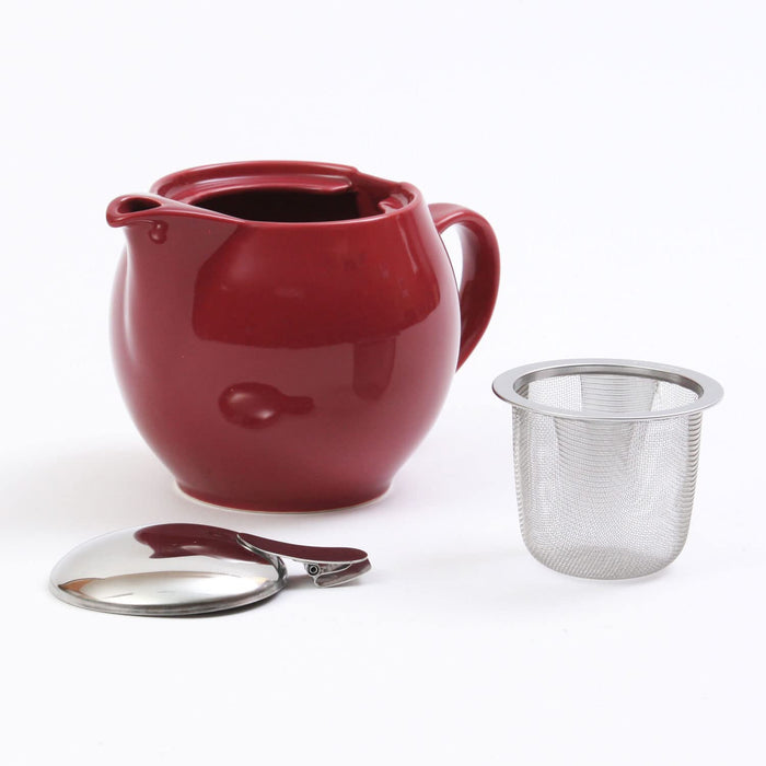 Zero Japan Burgundy Universal Teapot - 450ml Capacity-Kiichin - The #1 Place for Japanese Goods in Your Hand!
