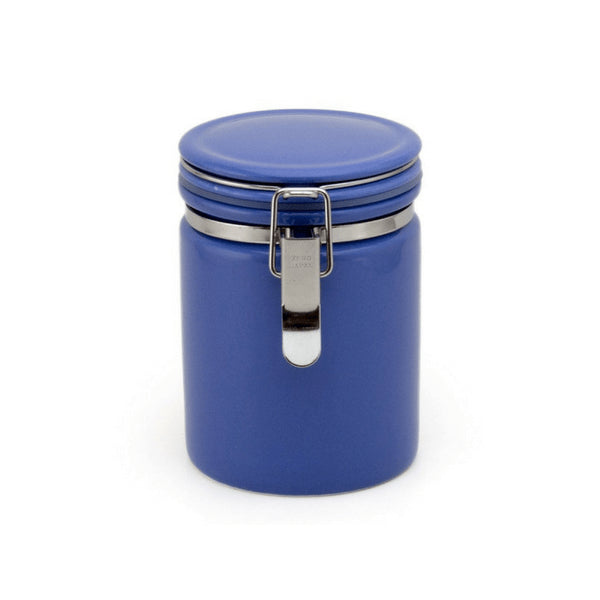 Zero Japan Mino Ware Tea Canister 100 Blue - Premium Ceramic Storage Solution-Kiichin - The #1 Place for Japanese Goods in Your Hand!