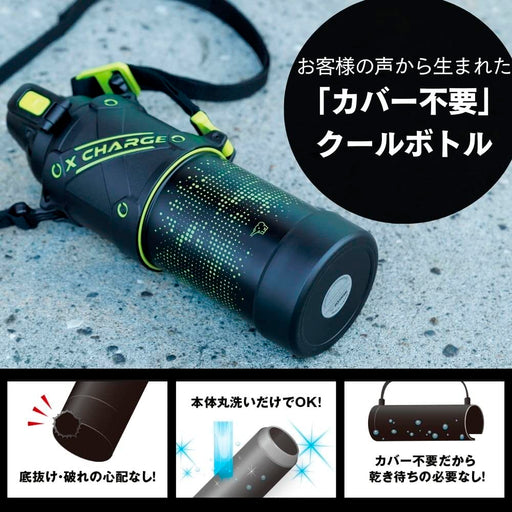 Zojirushi Mahobin 1L Sports Bottle Seamless Stainless Steel Red/Black 2 Items To Wash-Kiichin - The #1 Place for Japanese Goods in Your Hand!