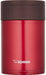 Zojirushi SW-HA45-RM 0.45L Stainless Steel Food Jar Red [Large Non-Disassemblable]-Kiichin - The #1 Place for Japanese Goods in Your Hand!