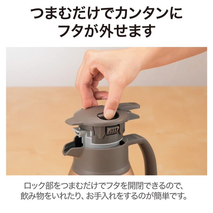 Zojirushi SH-HC10-NU 1L Stainless Steel Matte Copper Pot-Kiichin - The #1 Place for Japanese Goods in Your Hand!