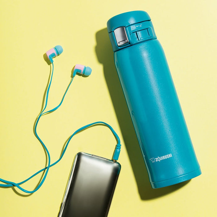 Zojirushi SM-SC36-AV 360ml Lightweight Stainless Steel Water Bottle Turquoise Blue-Kiichin - The #1 Place for Japanese Goods in Your Hand!