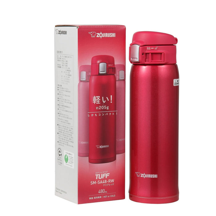 Zojirushi Japan 480ml Stainless Steel Water Bottle - Lightweight and Direct Drinking-Kiichin - The #1 Place for Japanese Goods in Your Hand!