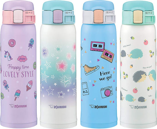 Zojirushi Hedgehog Mint Stainless Steel Girls Mug - 0.48L-Kiichin - The #1 Place for Japanese Goods in Your Hand!