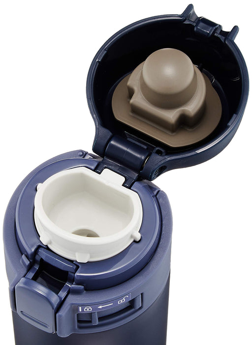 Zojirushi SM-PC30-AD Steel Water Bottle 300ml One-Touch Navy-Kiichin - The #1 Place for Japanese Goods in Your Hand!