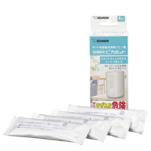 Zojirushi Mahobin Cleaning Agent 4Pk 6Bx Humidifier ElecPot Kettle InnerCitricAcid-Kiichin - The #1 Place for Japanese Goods in Your Hand!