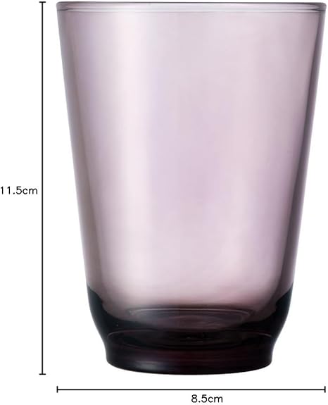 KINTO Hibi Tumbler 350ml Purple Glass - Elegant Drinkware