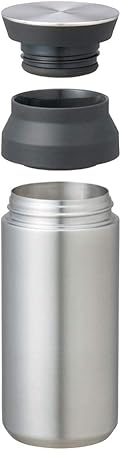 KINTO Travel Tumbler 350ml Khaki Vacuum Double Walled Heat and Cold Retention