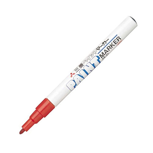 Mitsubishi Pencil Uni Paint Marker Fine Point Oil-Based Red Px21.15-Kiichin - The #1 Place for Japanese Goods in Your Hand!