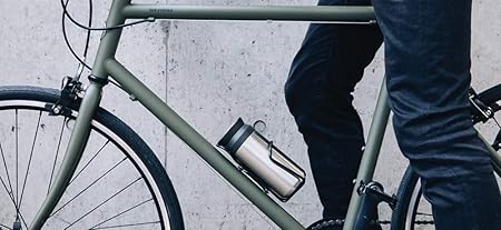 KINTO Travel Tumbler 350ml Silver Double Walled Vacuum Heat & Cold Retention